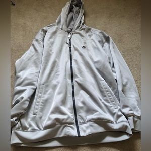 Mens xxl silver Nike zip up